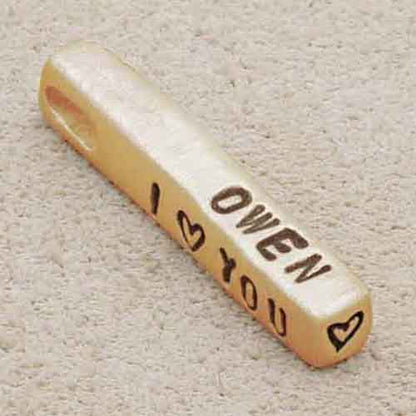 Word of the Year Charm - 4 Sides (10K Solid Gold)