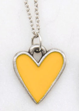 Brave Love® Heart Necklace (Pewter) - Lisa Leonard Designs